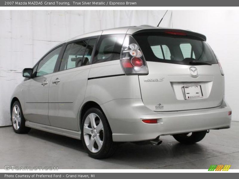 True Silver Metallic / Espresso Brown 2007 Mazda MAZDA5 Grand Touring