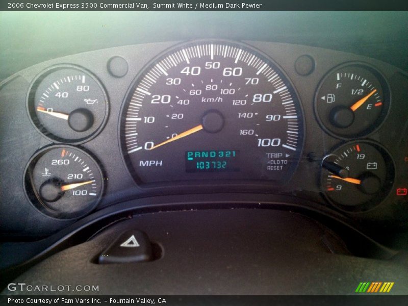 Summit White / Medium Dark Pewter 2006 Chevrolet Express 3500 Commercial Van