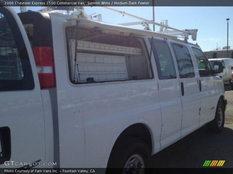 Summit White / Medium Dark Pewter 2006 Chevrolet Express 3500 Commercial Van