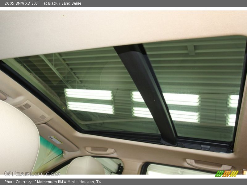 Jet Black / Sand Beige 2005 BMW X3 3.0i