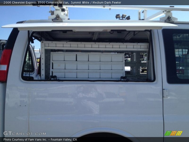 Summit White / Medium Dark Pewter 2006 Chevrolet Express 3500 Commercial Van