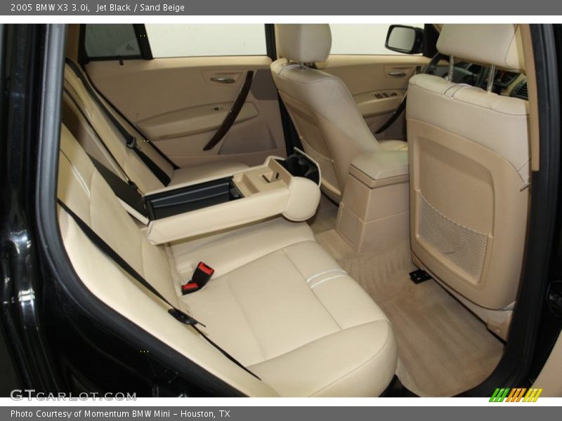 Jet Black / Sand Beige 2005 BMW X3 3.0i