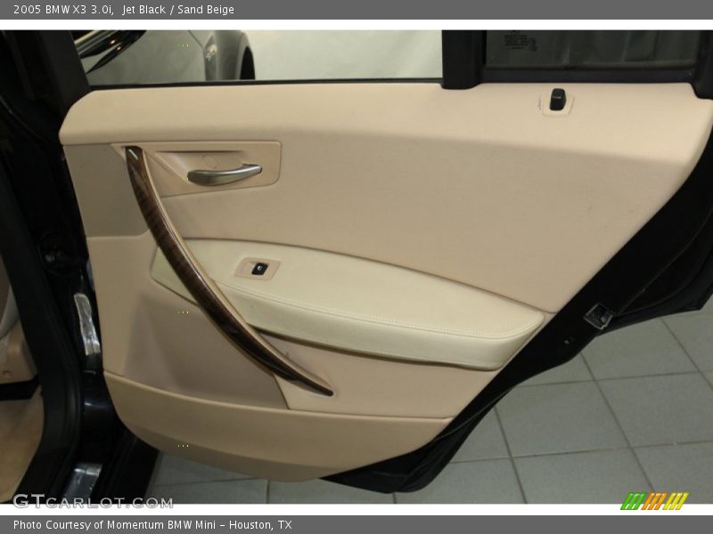 Jet Black / Sand Beige 2005 BMW X3 3.0i