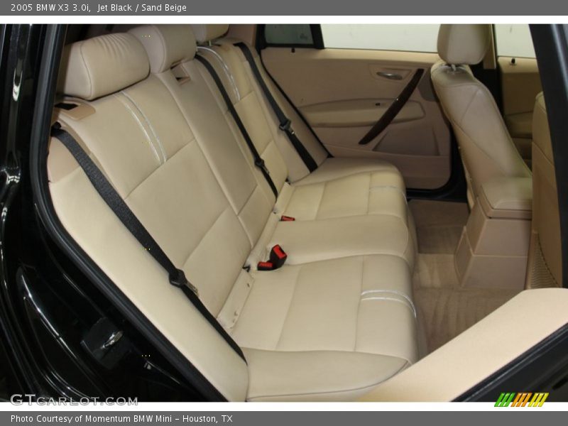 Jet Black / Sand Beige 2005 BMW X3 3.0i