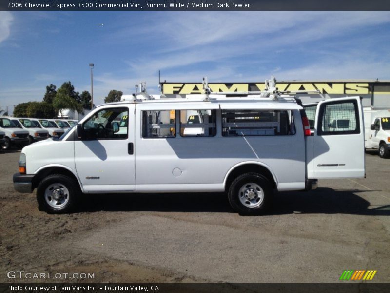 Summit White / Medium Dark Pewter 2006 Chevrolet Express 3500 Commercial Van