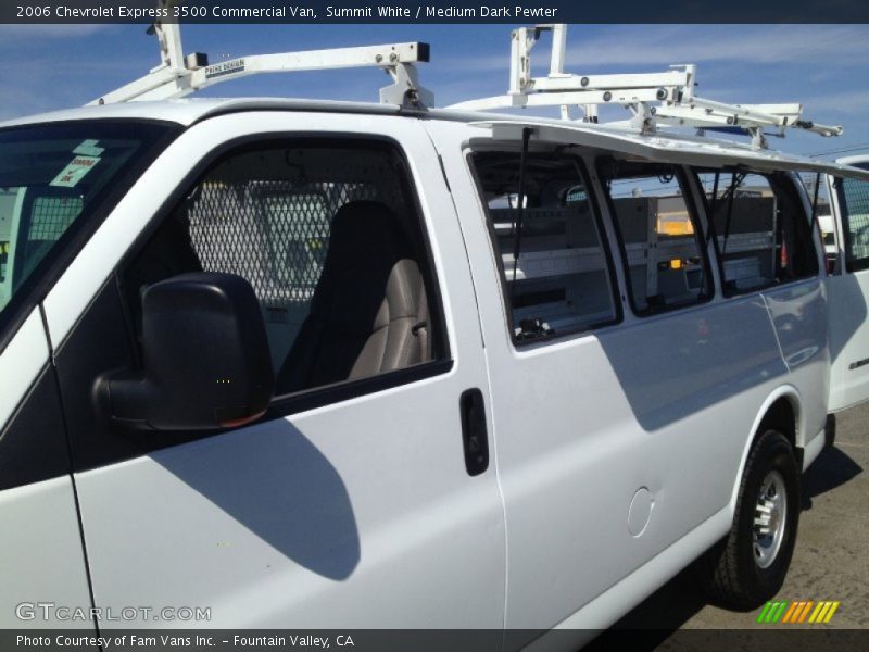 Summit White / Medium Dark Pewter 2006 Chevrolet Express 3500 Commercial Van