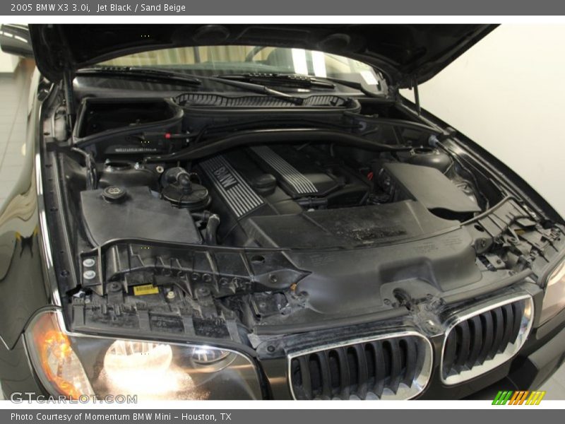 Jet Black / Sand Beige 2005 BMW X3 3.0i