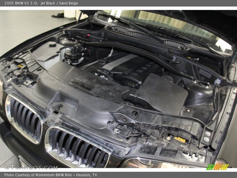 Jet Black / Sand Beige 2005 BMW X3 3.0i