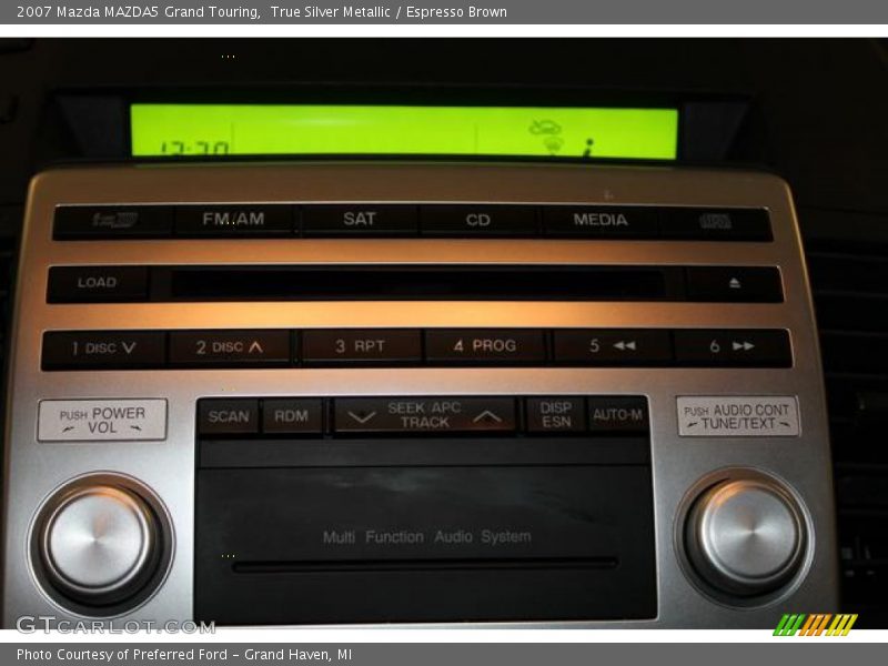 True Silver Metallic / Espresso Brown 2007 Mazda MAZDA5 Grand Touring
