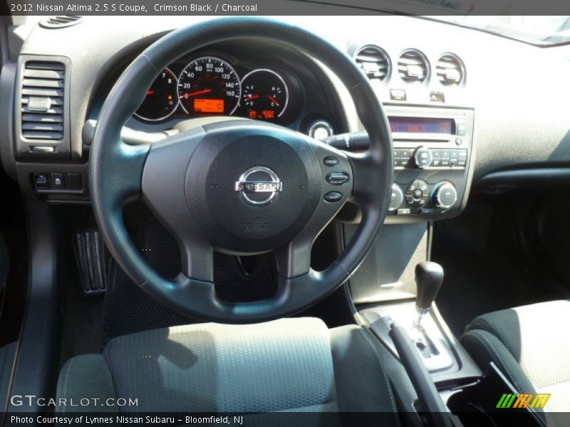 Crimson Black / Charcoal 2012 Nissan Altima 2.5 S Coupe
