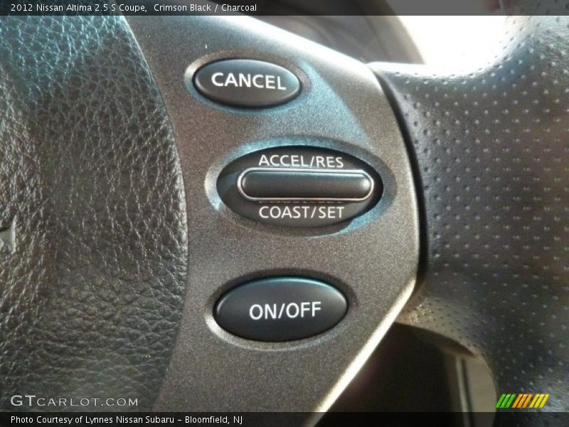 Crimson Black / Charcoal 2012 Nissan Altima 2.5 S Coupe