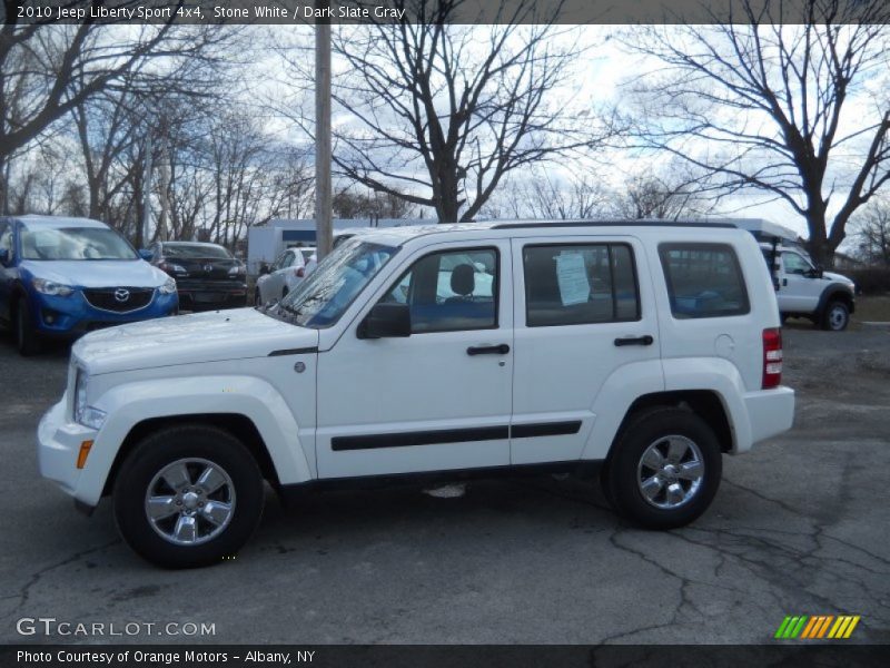 Stone White / Dark Slate Gray 2010 Jeep Liberty Sport 4x4