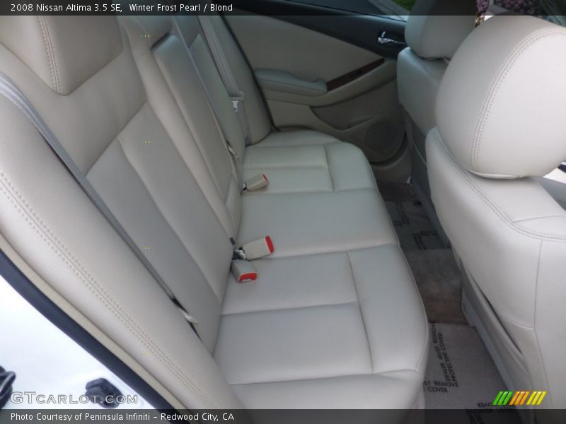 Winter Frost Pearl / Blond 2008 Nissan Altima 3.5 SE