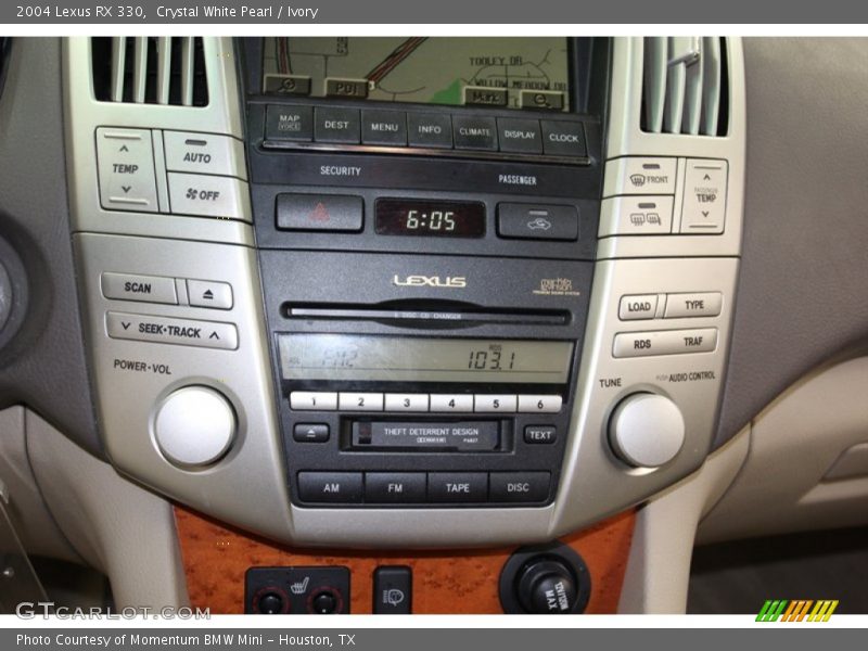 Controls of 2004 RX 330