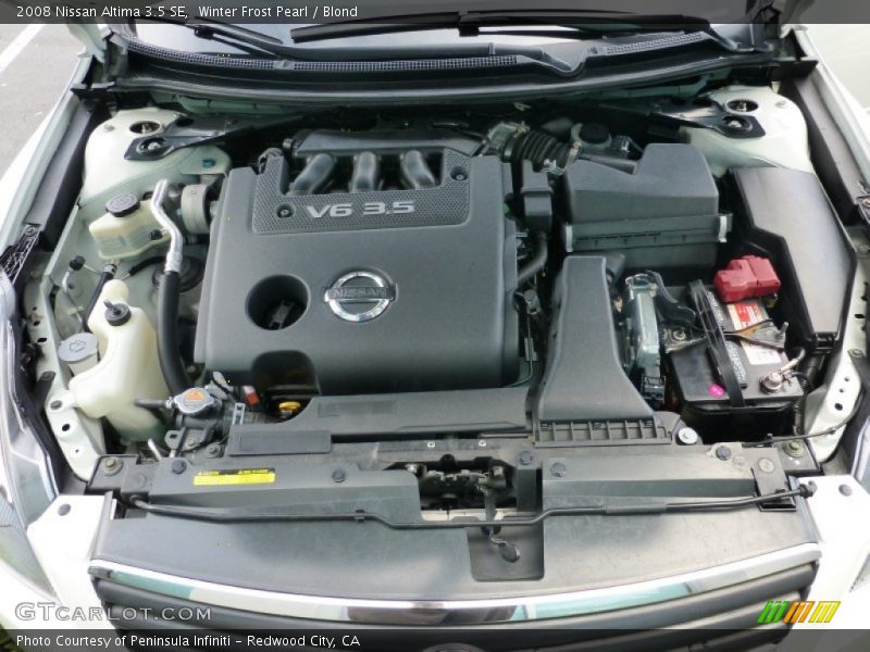 Winter Frost Pearl / Blond 2008 Nissan Altima 3.5 SE