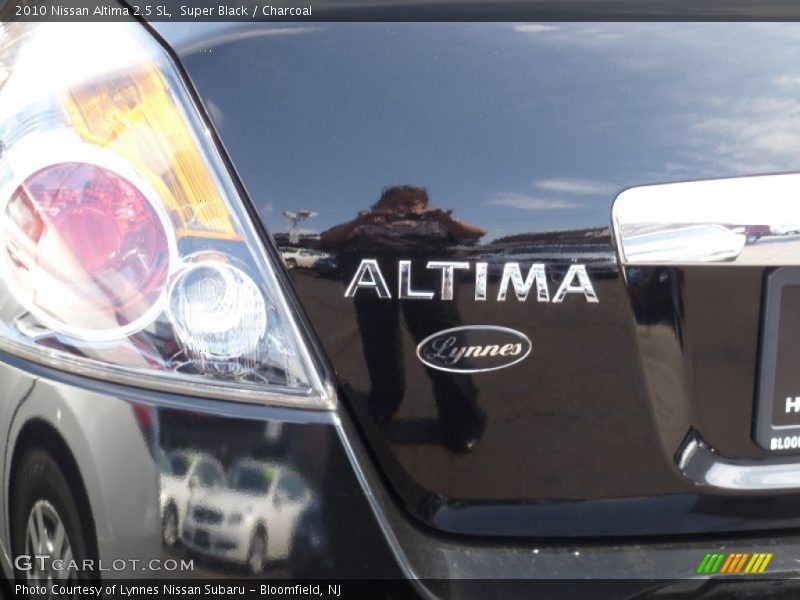 Super Black / Charcoal 2010 Nissan Altima 2.5 SL