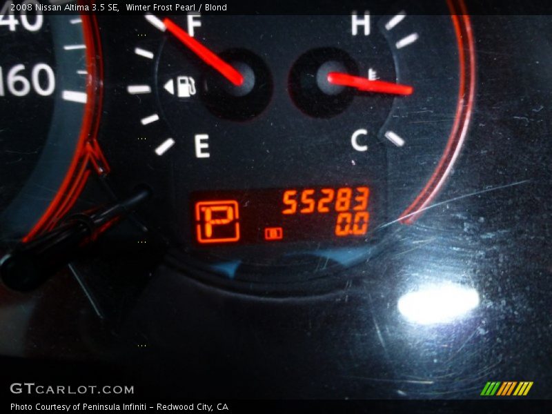Winter Frost Pearl / Blond 2008 Nissan Altima 3.5 SE