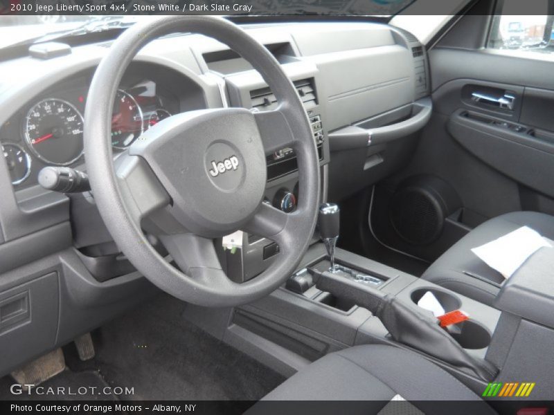 Stone White / Dark Slate Gray 2010 Jeep Liberty Sport 4x4
