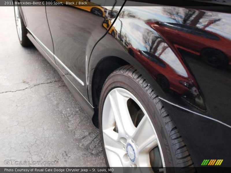 Black / Black 2011 Mercedes-Benz C 300 Sport