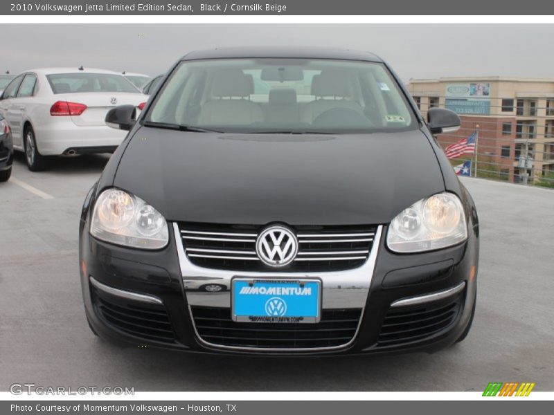 Black / Cornsilk Beige 2010 Volkswagen Jetta Limited Edition Sedan