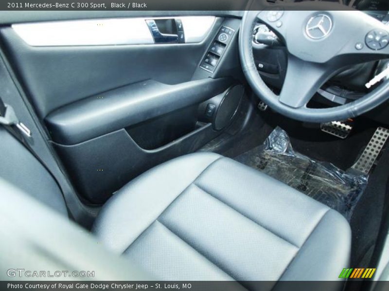 Black / Black 2011 Mercedes-Benz C 300 Sport