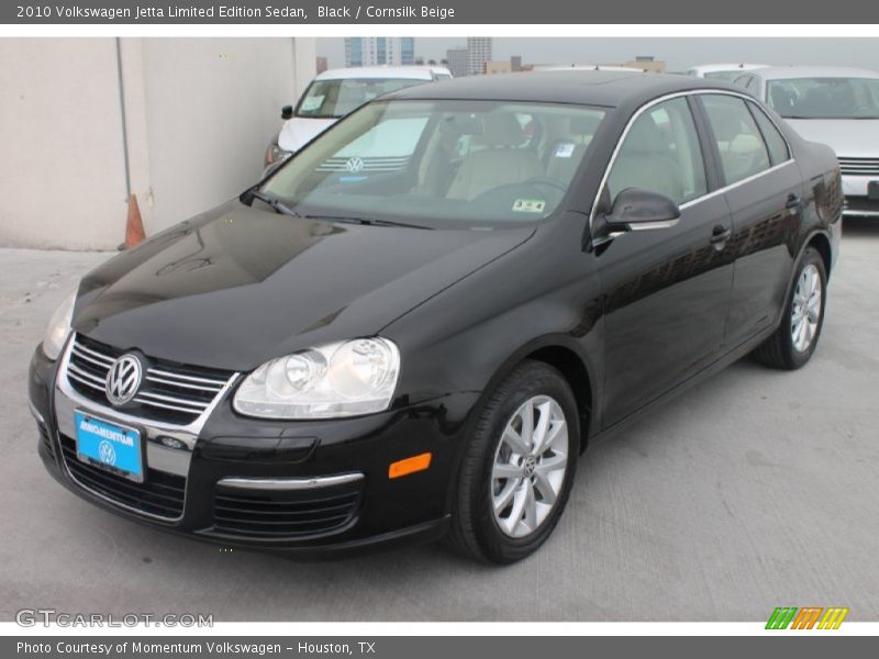 Black / Cornsilk Beige 2010 Volkswagen Jetta Limited Edition Sedan