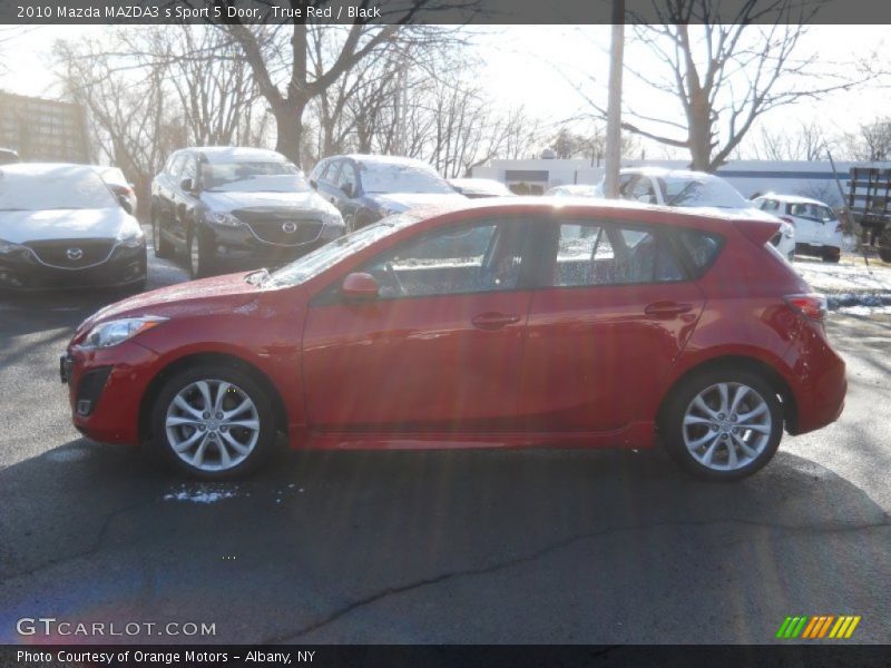 True Red / Black 2010 Mazda MAZDA3 s Sport 5 Door