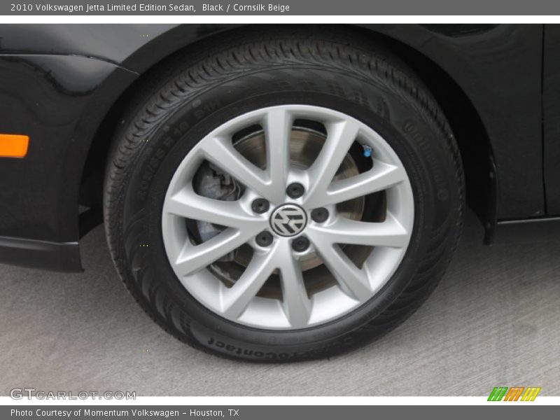 Black / Cornsilk Beige 2010 Volkswagen Jetta Limited Edition Sedan
