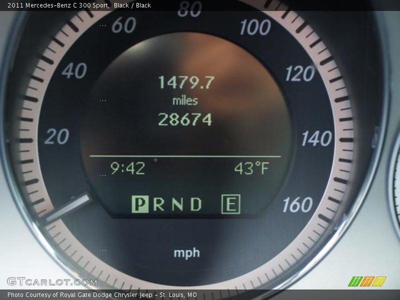 Black / Black 2011 Mercedes-Benz C 300 Sport