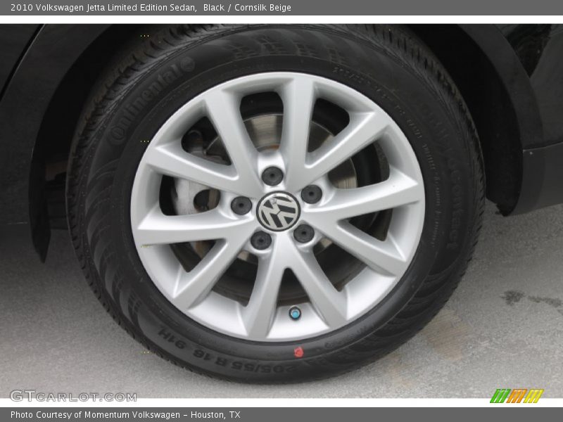 Black / Cornsilk Beige 2010 Volkswagen Jetta Limited Edition Sedan