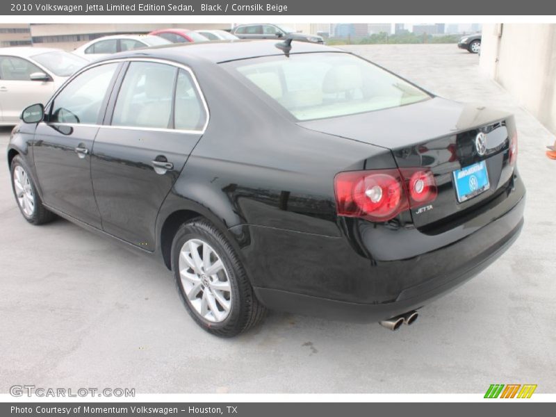 Black / Cornsilk Beige 2010 Volkswagen Jetta Limited Edition Sedan