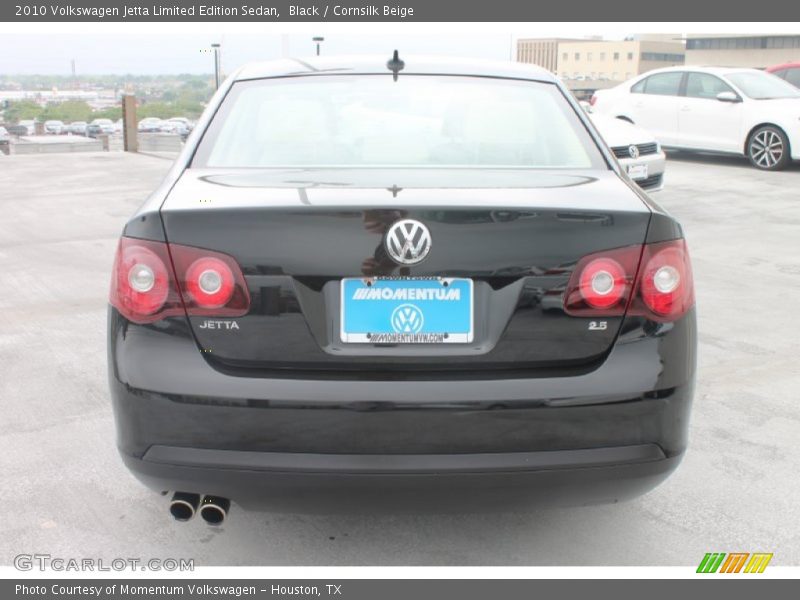 Black / Cornsilk Beige 2010 Volkswagen Jetta Limited Edition Sedan