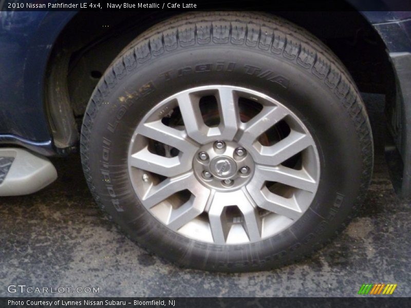 Navy Blue Metallic / Cafe Latte 2010 Nissan Pathfinder LE 4x4
