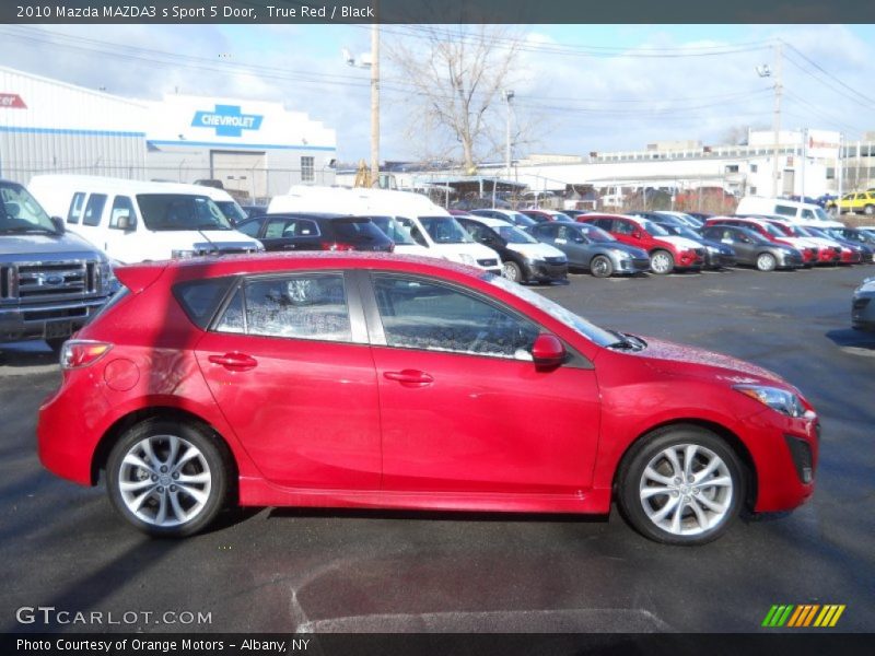 True Red / Black 2010 Mazda MAZDA3 s Sport 5 Door