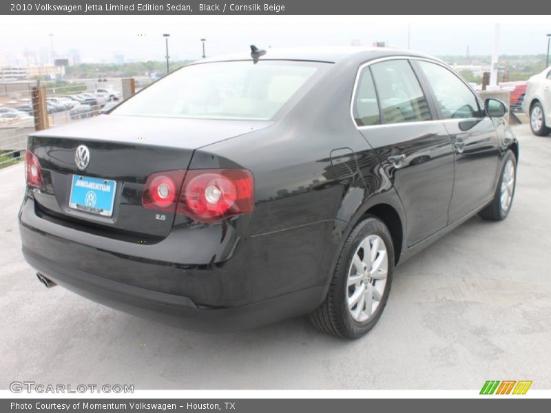Black / Cornsilk Beige 2010 Volkswagen Jetta Limited Edition Sedan
