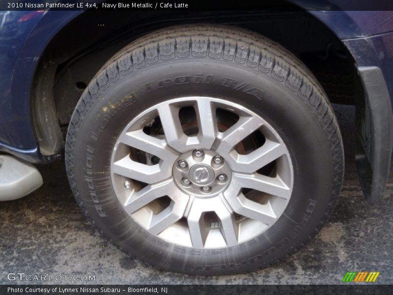 Navy Blue Metallic / Cafe Latte 2010 Nissan Pathfinder LE 4x4