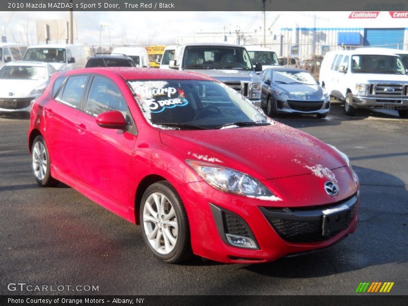 True Red / Black 2010 Mazda MAZDA3 s Sport 5 Door