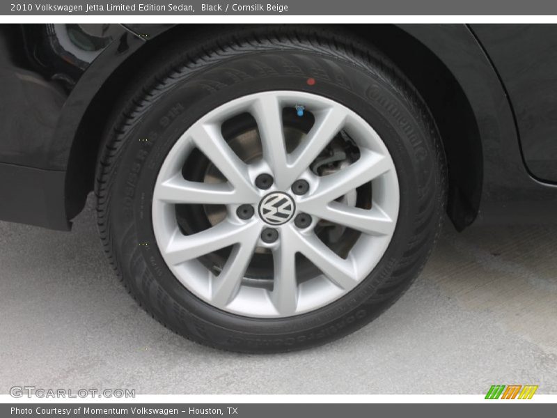 Black / Cornsilk Beige 2010 Volkswagen Jetta Limited Edition Sedan