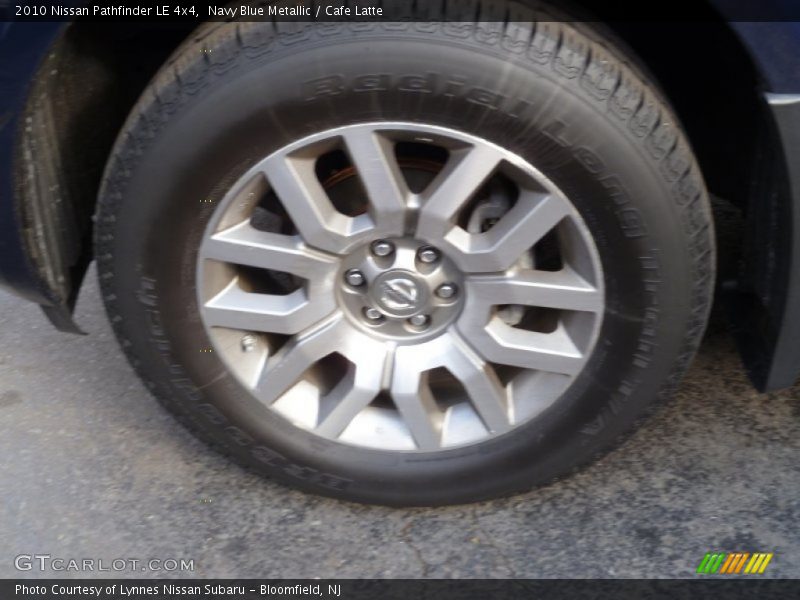 Navy Blue Metallic / Cafe Latte 2010 Nissan Pathfinder LE 4x4
