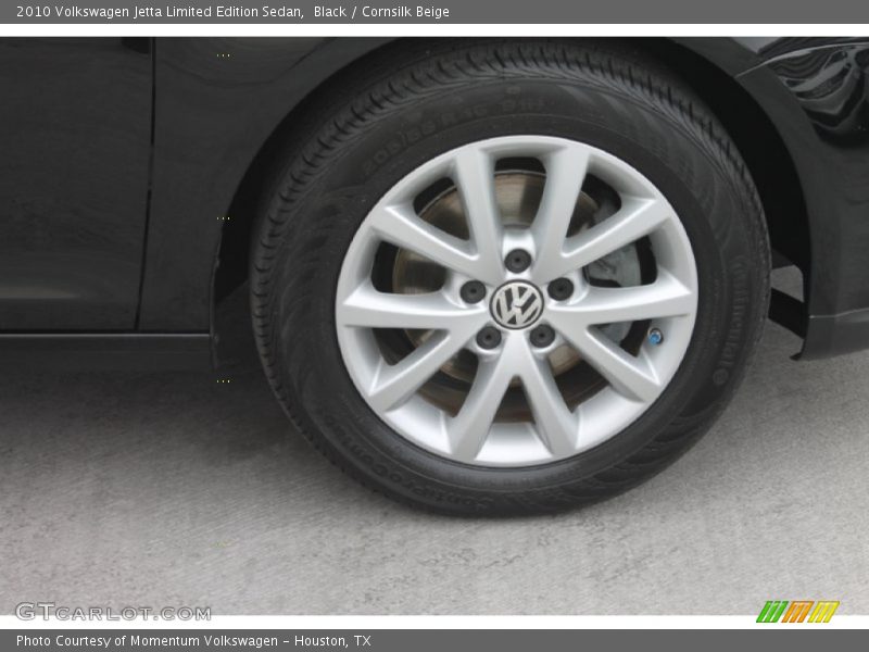 Black / Cornsilk Beige 2010 Volkswagen Jetta Limited Edition Sedan