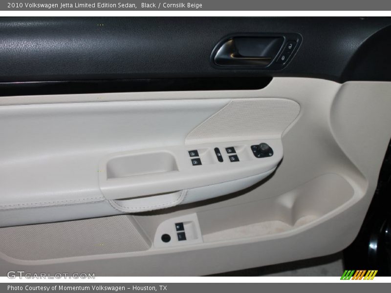 Black / Cornsilk Beige 2010 Volkswagen Jetta Limited Edition Sedan