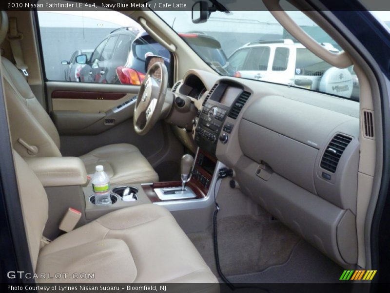 Navy Blue Metallic / Cafe Latte 2010 Nissan Pathfinder LE 4x4