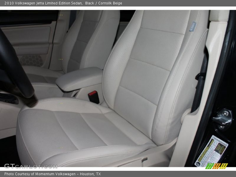 Black / Cornsilk Beige 2010 Volkswagen Jetta Limited Edition Sedan