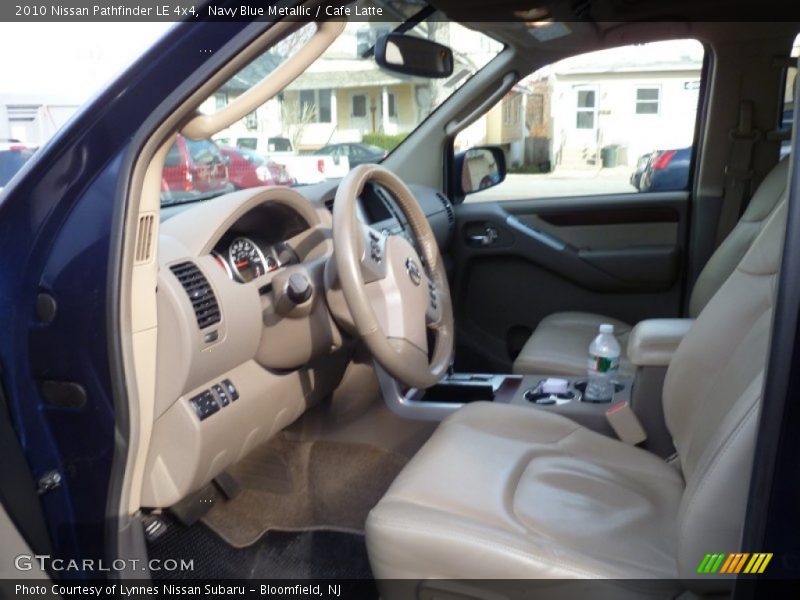 Navy Blue Metallic / Cafe Latte 2010 Nissan Pathfinder LE 4x4