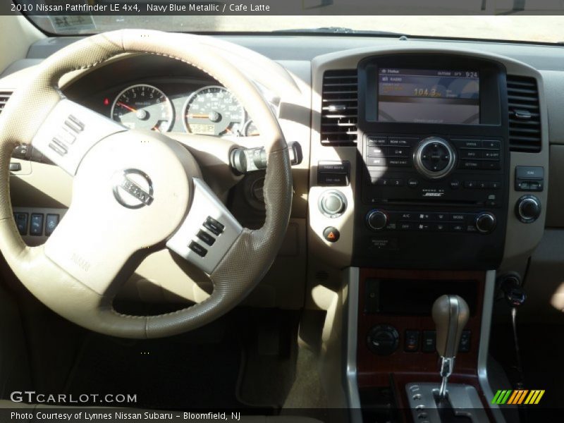 Navy Blue Metallic / Cafe Latte 2010 Nissan Pathfinder LE 4x4