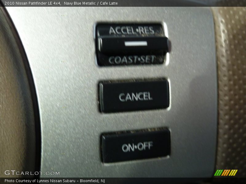 Navy Blue Metallic / Cafe Latte 2010 Nissan Pathfinder LE 4x4