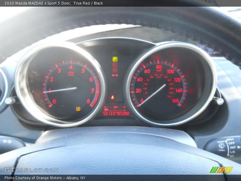 True Red / Black 2010 Mazda MAZDA3 s Sport 5 Door