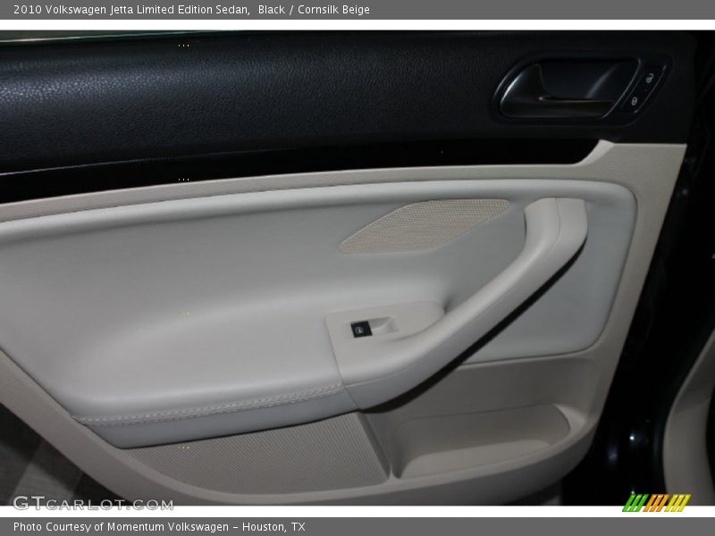 Black / Cornsilk Beige 2010 Volkswagen Jetta Limited Edition Sedan