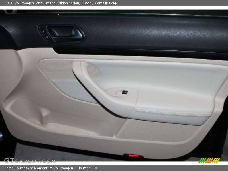 Black / Cornsilk Beige 2010 Volkswagen Jetta Limited Edition Sedan