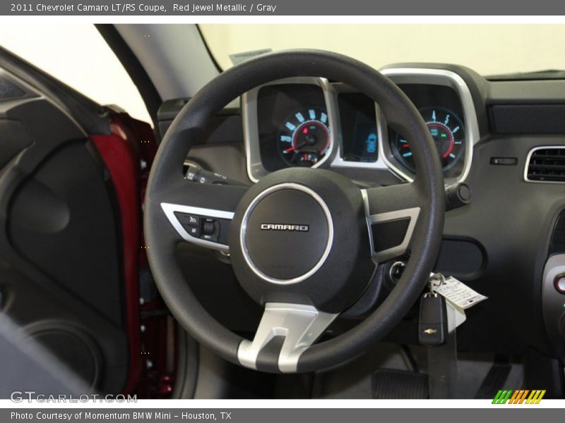 Red Jewel Metallic / Gray 2011 Chevrolet Camaro LT/RS Coupe